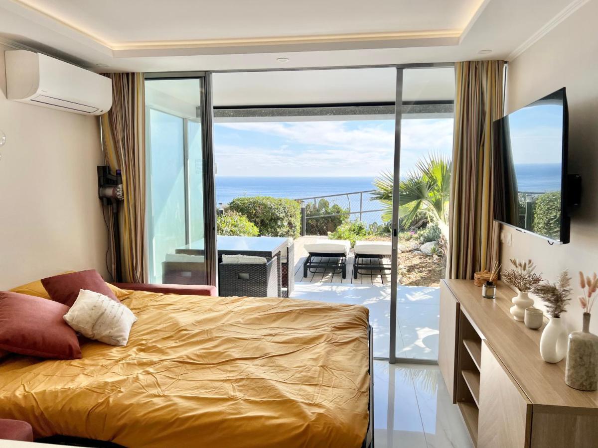 Luxueux Appartement - Vue Mer - Piscine - Free Parking - Monaco Cap-d'Ail Zewnętrze zdjęcie