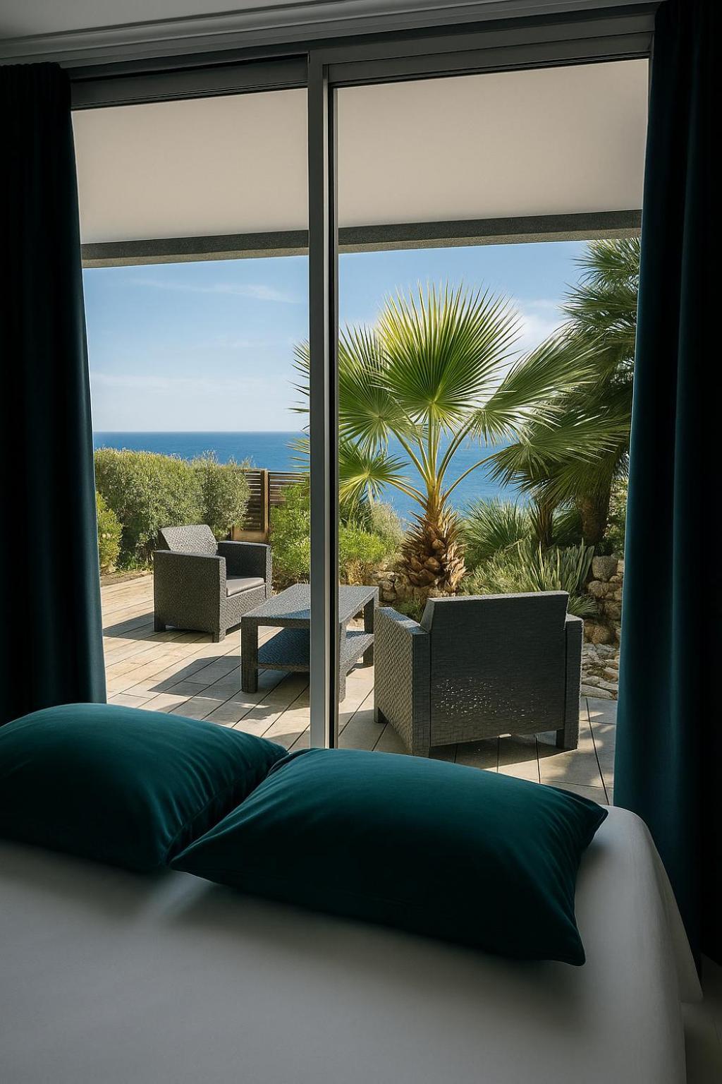 Luxueux Appartement - Vue Mer - Piscine - Free Parking - Monaco Cap-d'Ail Zewnętrze zdjęcie