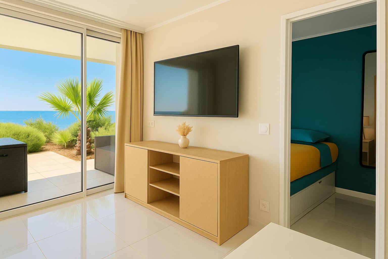 Luxueux Appartement - Vue Mer - Piscine - Free Parking - Monaco Cap-d'Ail Zewnętrze zdjęcie